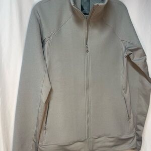 Under Armour Light Gray Full-Zip Cold Gear Jacket L
